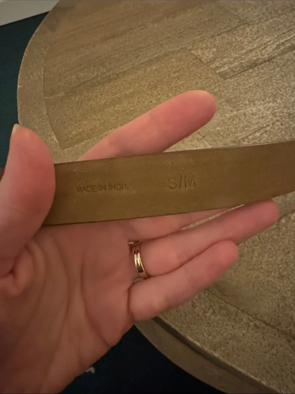 Abercrombie and Fitch brown and gold Belt